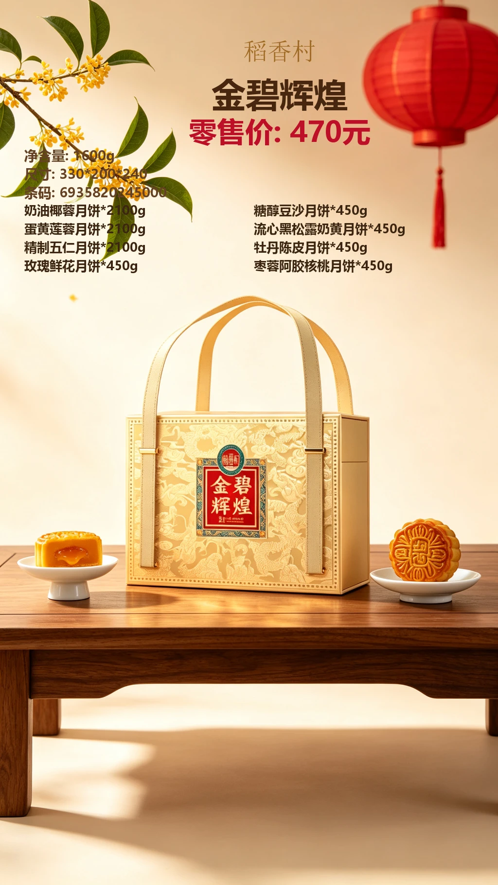 稻香村金碧辉煌 效果图